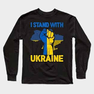 I Stand With Ukraine Long Sleeve T-Shirt